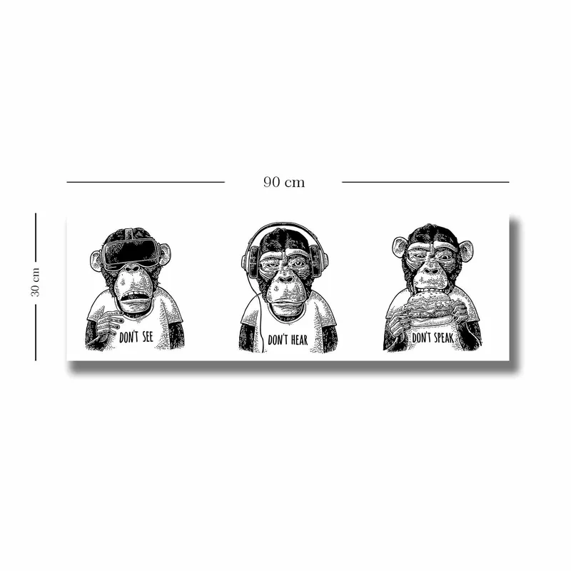 Dekorativ Canvastavla 30x90 cm - Flerfärgad - Inredning - Tavlor & konst - Canvastavlor