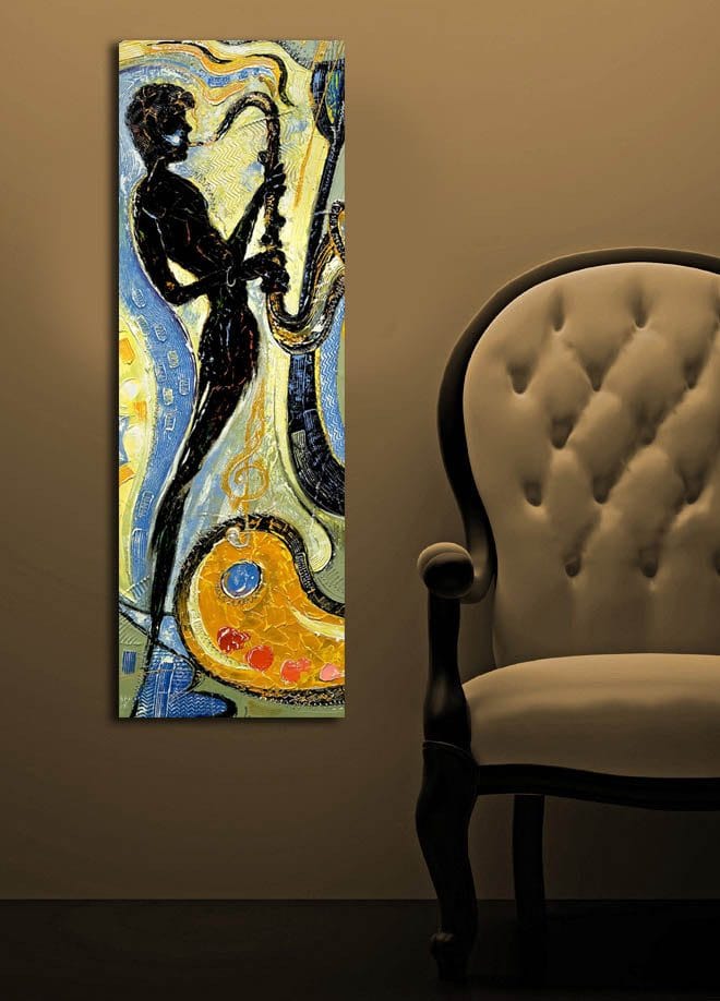 Dekorativ Canvastavla 30x90 cm - Flerfärgad - Inredning - Tavlor & konst - Canvastavlor