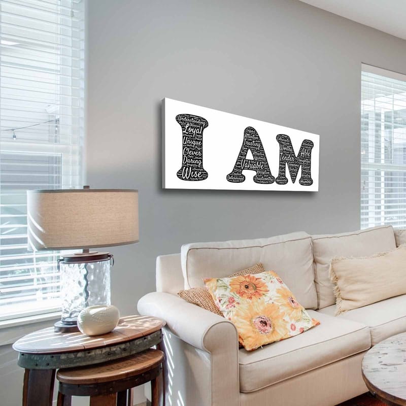 Dekorativ Canvastavla 30x90 cm - Flerfärgad - Inredning - Tavlor & konst - Canvastavlor