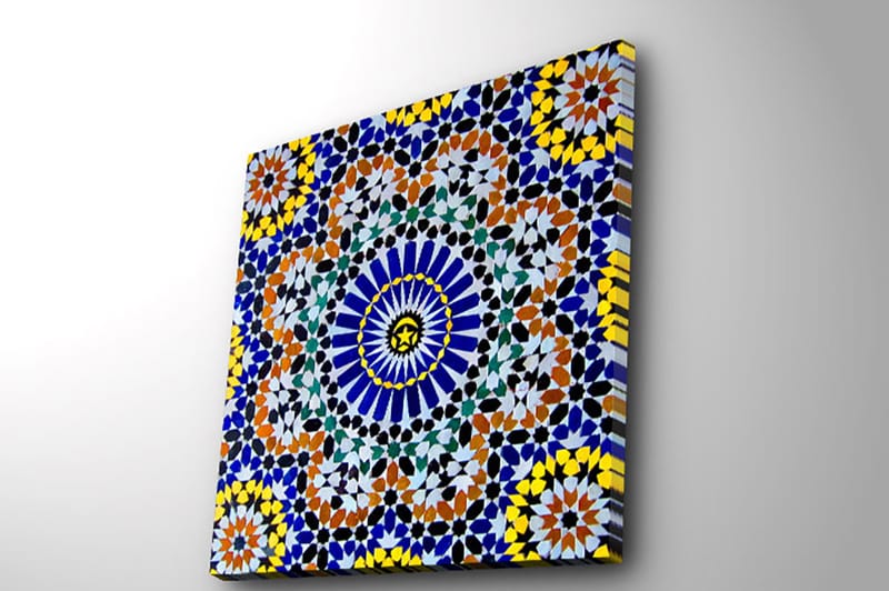 Dekorativ Canvastavla 45x45 cm - Flerfärgad - Inredning - Tavlor & konst - Canvastavlor