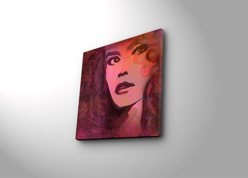Dekorativ Canvastavla 45x45 cm - Flerfärgad - Inredning - Tavlor & konst - Canvastavlor
