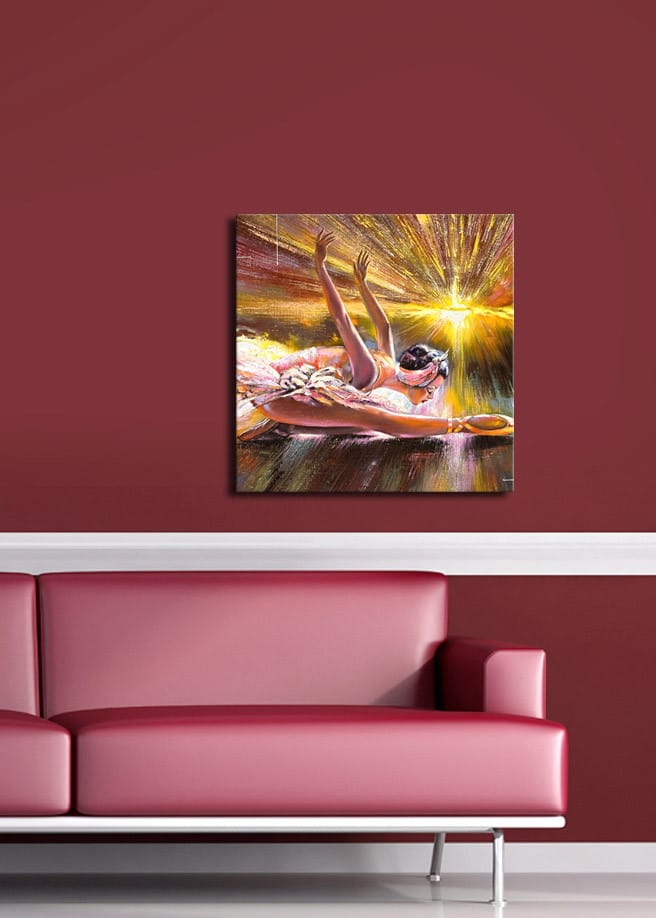 Dekorativ Canvastavla 45x45 cm - Flerfärgad - Inredning - Tavlor & konst - Canvastavlor