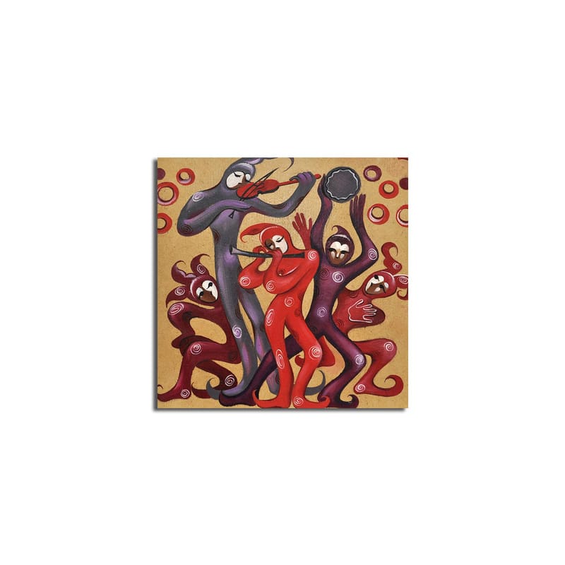 Dekorativ Canvastavla 45x45 cm - Flerfärgad - Inredning - Tavlor & konst - Canvastavlor