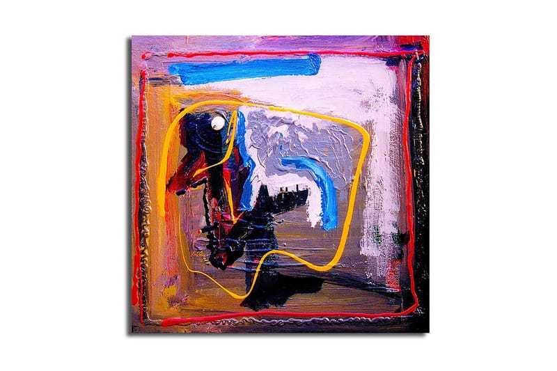 Dekorativ Canvastavla 45x45 cm - Flerfärgad - Inredning - Tavlor & konst - Canvastavlor