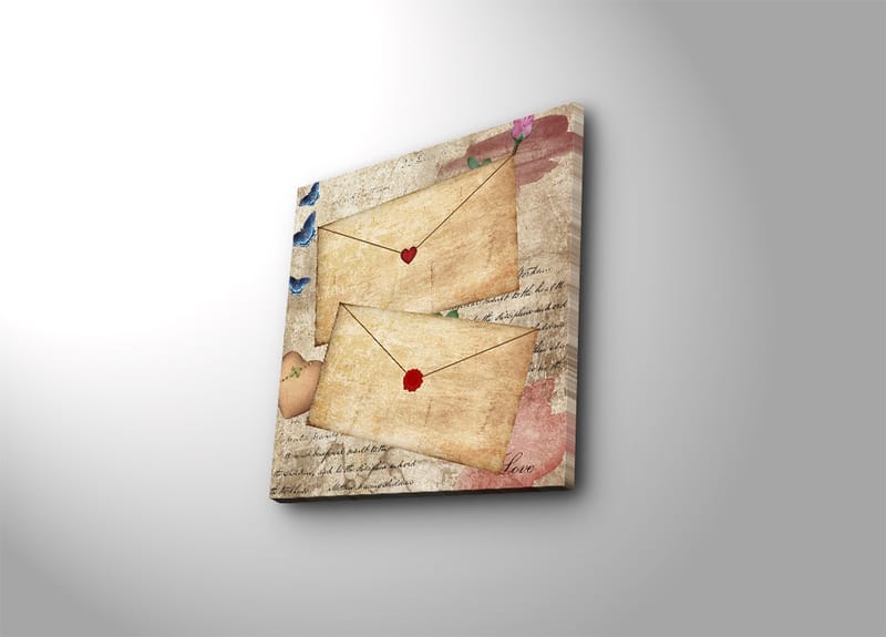 Dekorativ Canvastavla 45x45 cm - Flerfärgad - Inredning - Tavlor & konst - Canvastavlor