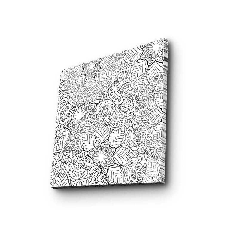 Dekorativ Canvastavla 45x45 cm - Flerfärgad - Inredning - Tavlor & konst - Canvastavlor