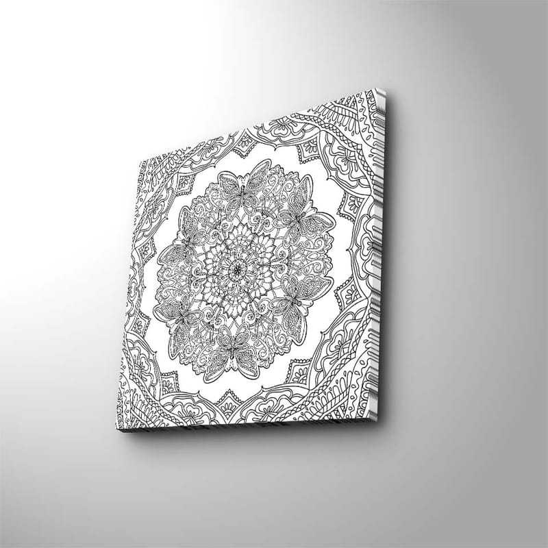 Dekorativ Canvastavla 45x45 cm - Flerfärgad - Inredning - Tavlor & konst - Canvastavlor
