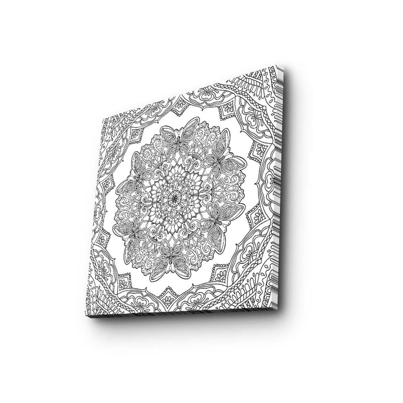 Dekorativ Canvastavla 45x45 cm - Flerfärgad - Inredning - Tavlor & konst - Canvastavlor