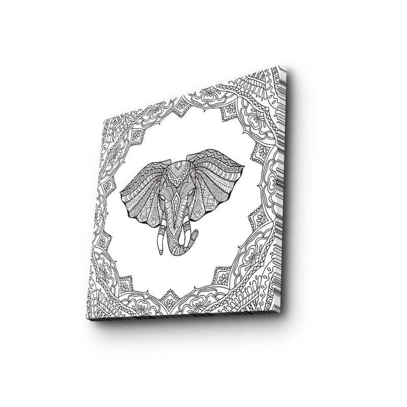 Dekorativ Canvastavla 45x45 cm - Flerfärgad - Inredning - Tavlor & konst - Canvastavlor