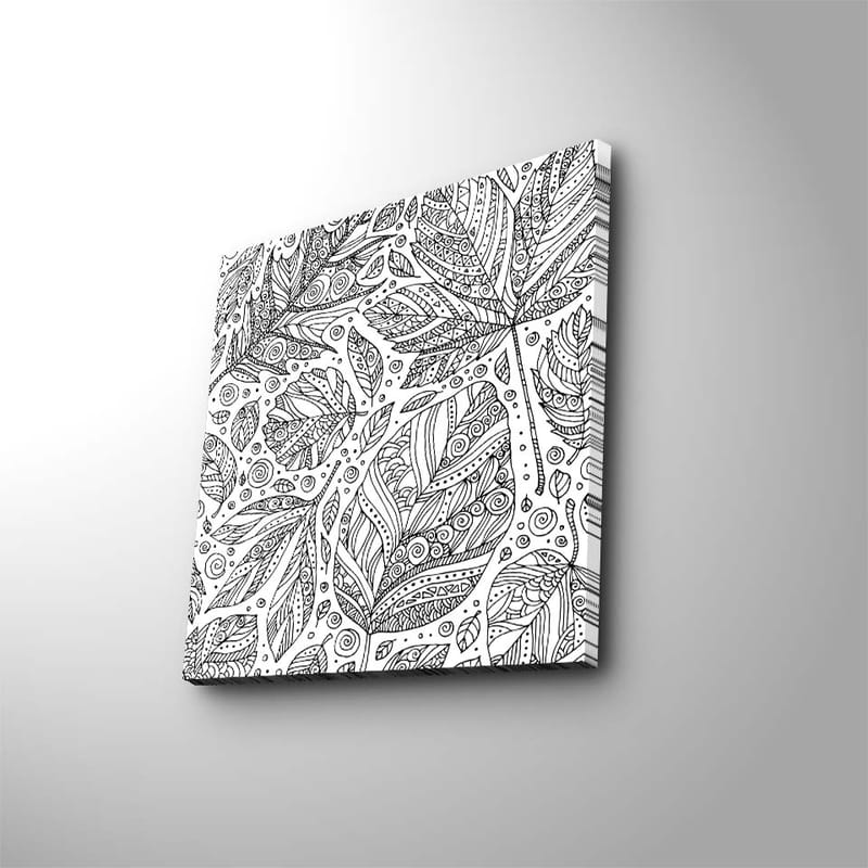 Dekorativ Canvastavla 45x45 cm - Flerfärgad - Inredning - Tavlor & konst - Canvastavlor