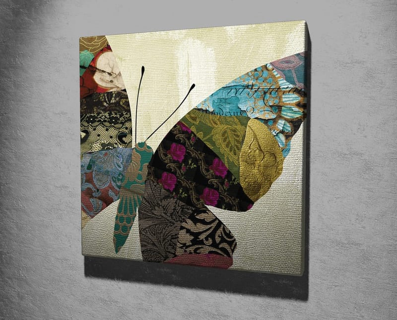 Dekorativ Canvastavla 45x45 cm - Flerfärgad - Inredning - Tavlor & konst - Canvastavlor