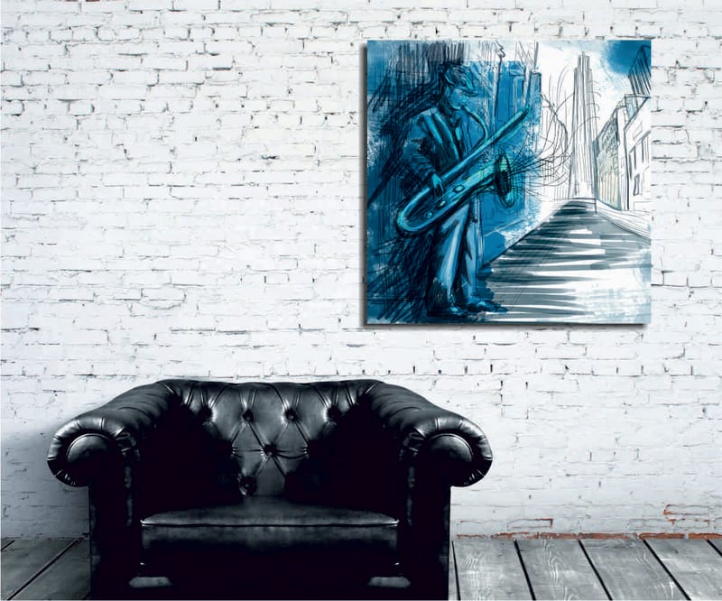 Dekorativ Canvastavla 45x45 cm - Flerfärgad - Inredning - Tavlor & konst - Canvastavlor