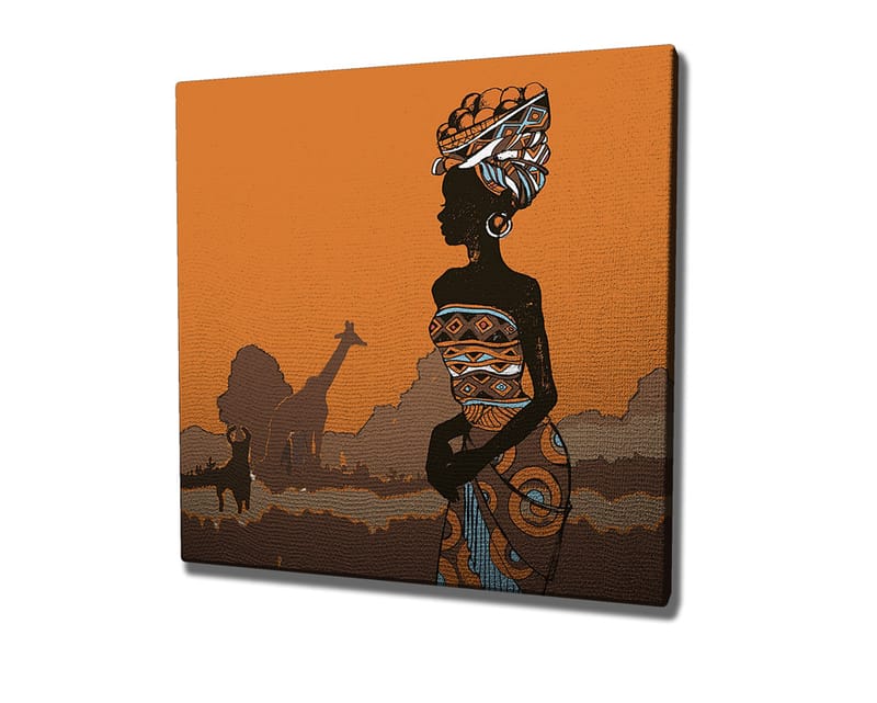 Dekorativ Canvastavla 45x45 cm - Flerfärgad - Inredning - Tavlor & konst - Canvastavlor