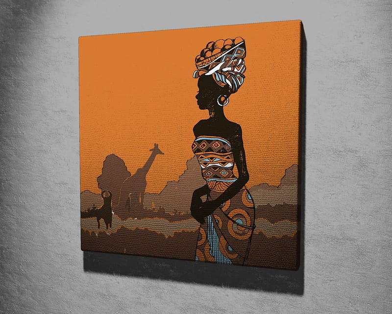 Dekorativ Canvastavla 45x45 cm - Flerfärgad - Inredning - Tavlor & konst - Canvastavlor