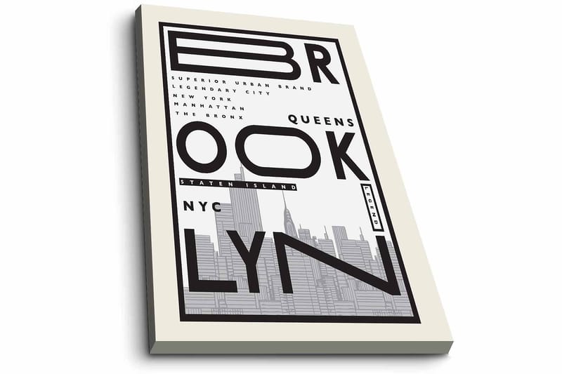 Dekorativ Canvastavla 45x70 cm - Flerfärgad - Inredning - Tavlor & konst - Canvastavlor