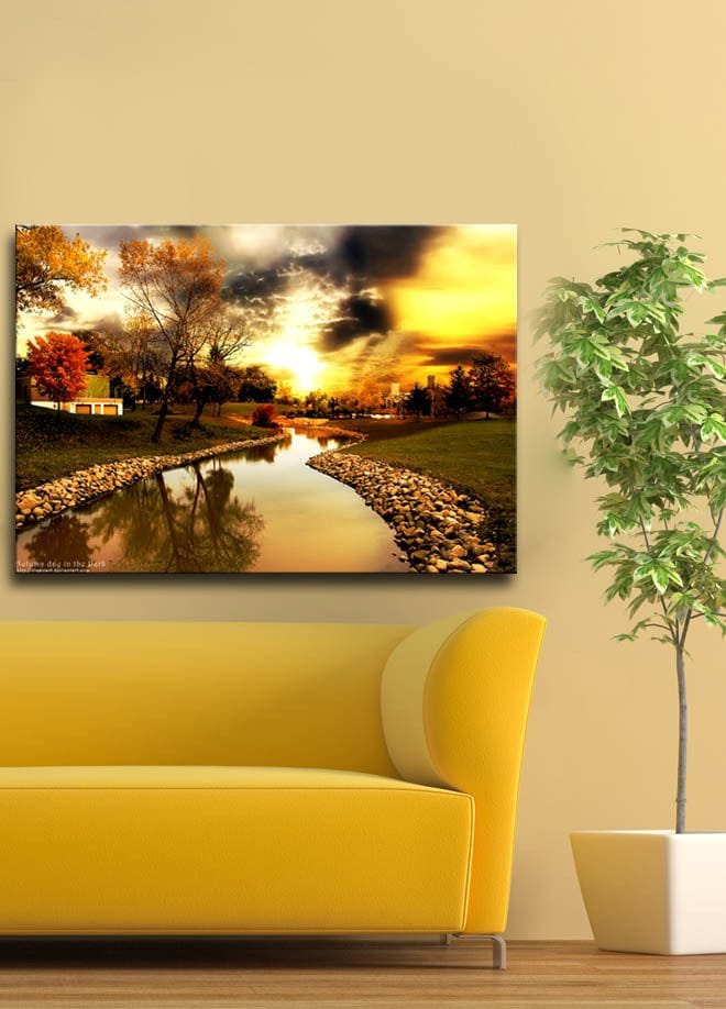 Dekorativ Canvastavla 45x70 cm - Flerfärgad - Inredning - Tavlor & konst - Canvastavlor