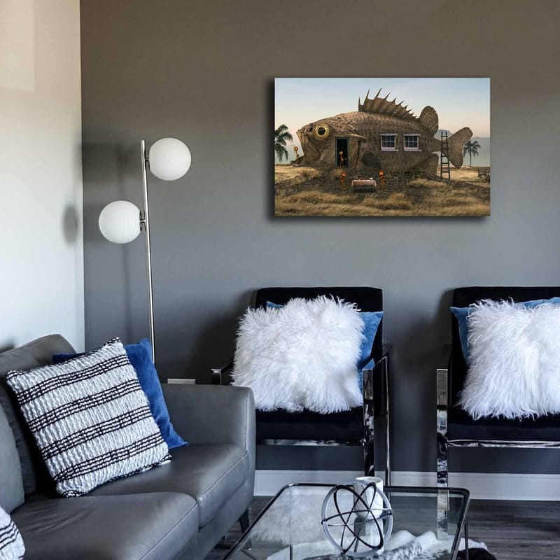 Dekorativ Canvastavla 45x70 cm - Flerfärgad - Inredning - Tavlor & konst - Canvastavlor