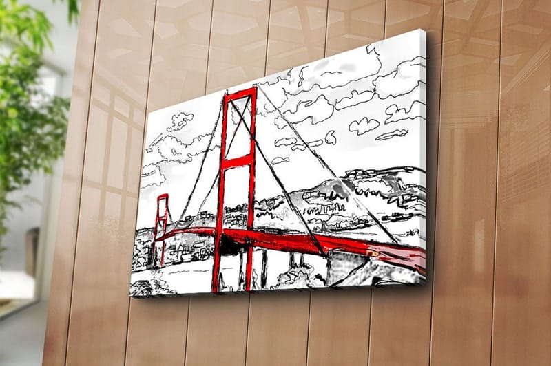 Dekorativ Canvastavla 45x70 cm - Flerfärgad - Inredning - Tavlor & konst - Canvastavlor