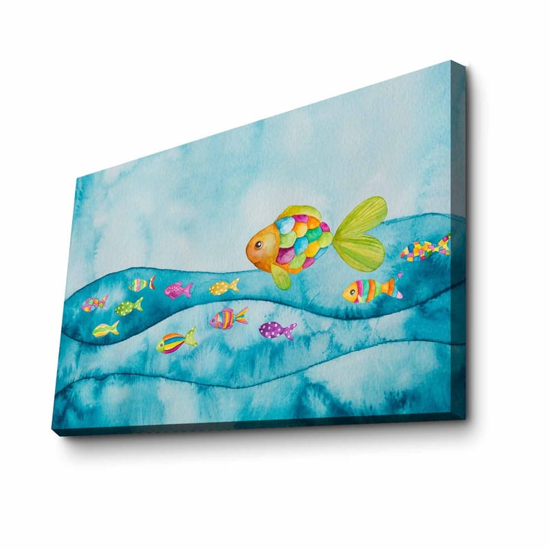 Dekorativ Canvastavla 45x70 cm - Flerfärgad - Inredning - Tavlor & konst - Canvastavlor