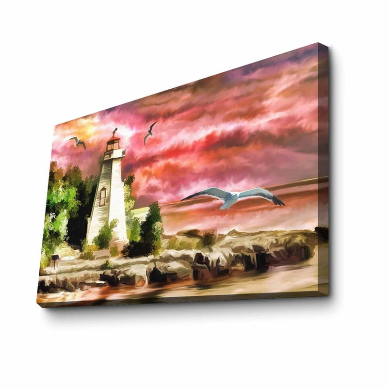 Dekorativ Canvastavla 45x70 cm - Flerfärgad - Inredning - Tavlor & konst - Canvastavlor