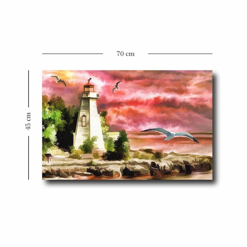 Dekorativ Canvastavla 45x70 cm - Flerfärgad - Inredning - Tavlor & konst - Canvastavlor
