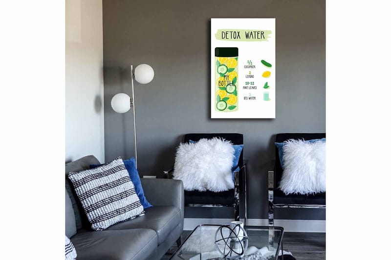 Dekorativ Canvastavla 45x70 cm - Flerfärgad - Inredning - Tavlor & konst - Canvastavlor