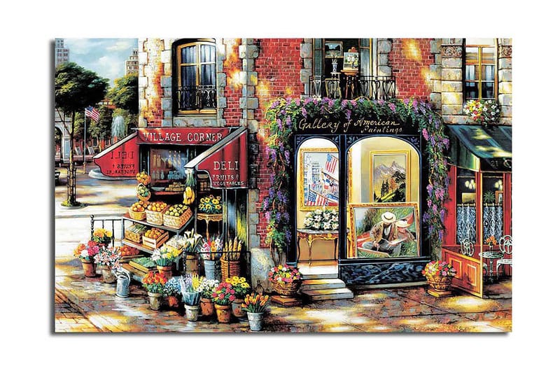 Dekorativ Canvastavla 45x70 cm - Flerfärgad - Inredning - Tavlor & konst - Canvastavlor