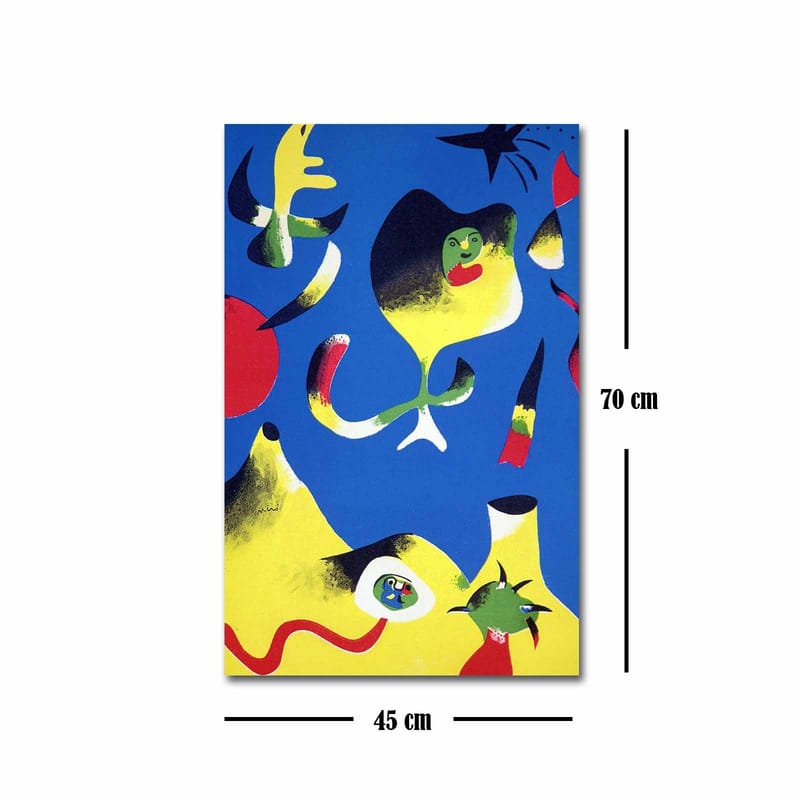 Dekorativ Canvastavla 45x70 cm - Flerfärgad - Inredning - Tavlor & konst - Canvastavlor