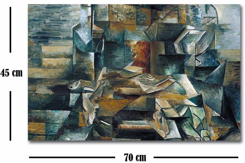 Dekorativ Canvastavla 45x70 cm - Flerfärgad - Inredning - Tavlor & konst - Canvastavlor