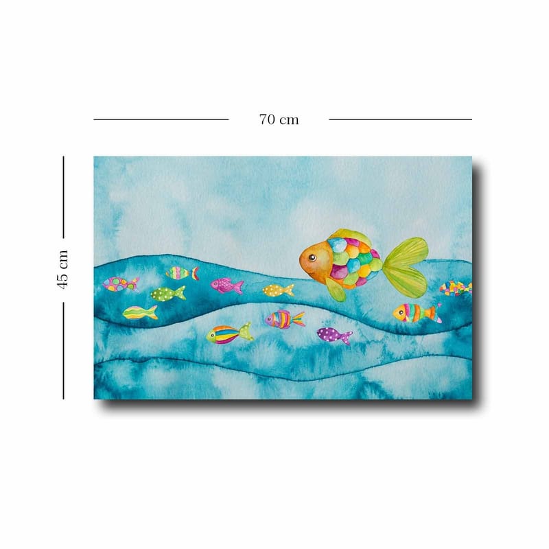 Dekorativ Canvastavla 45x70 cm - Flerfärgad - Inredning - Tavlor & konst - Canvastavlor