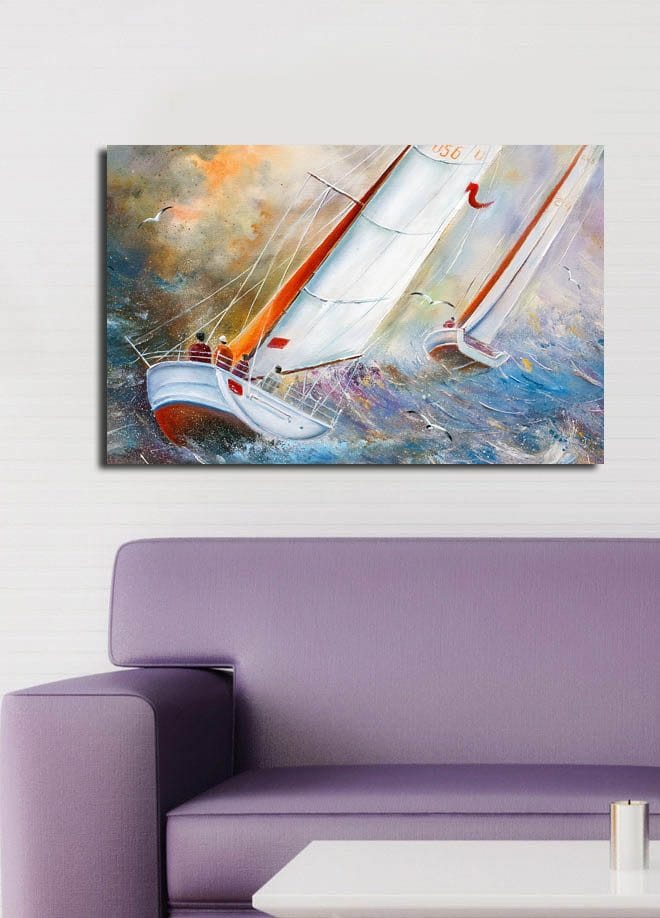 Dekorativ Canvastavla 45x70 cm - Flerfärgad - Inredning - Tavlor & konst - Canvastavlor