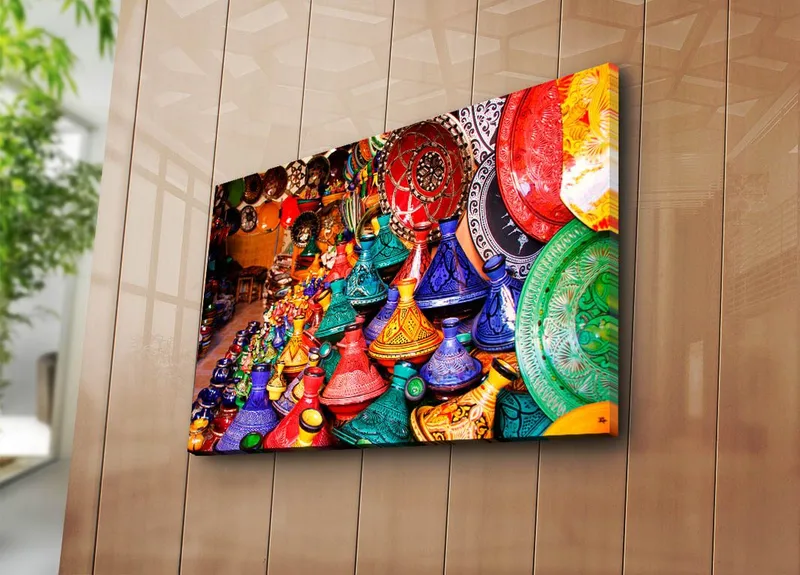 Dekorativ Canvastavla 45x70 cm - Flerfärgad - Inredning - Tavlor & konst - Canvastavlor