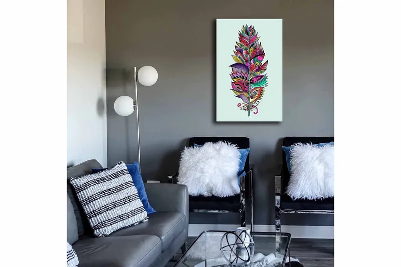 Dekorativ Canvastavla 45x70 cm - Flerfärgad - Inredning - Tavlor & konst - Canvastavlor