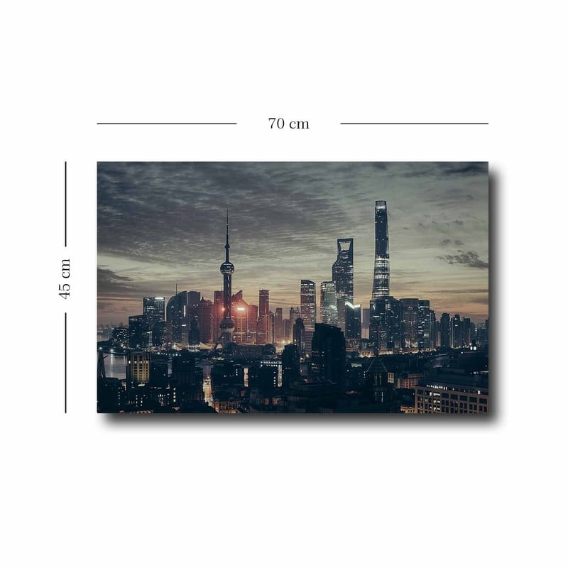 Dekorativ Canvastavla 45x70 cm - Flerfärgad - Inredning - Tavlor & konst - Canvastavlor