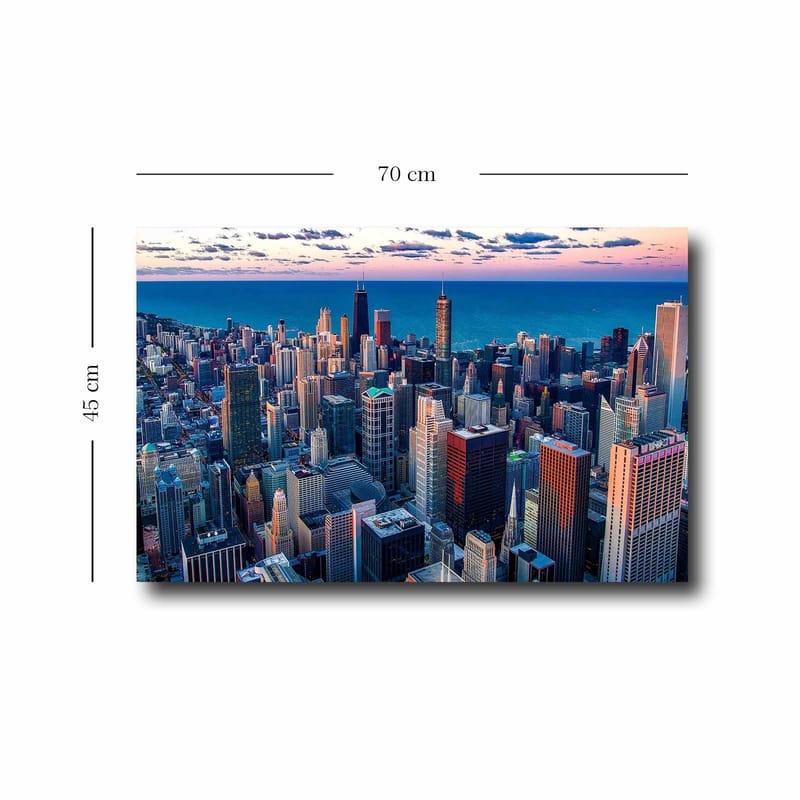 Dekorativ Canvastavla 45x70 cm - Flerfärgad - Inredning - Tavlor & konst - Canvastavlor