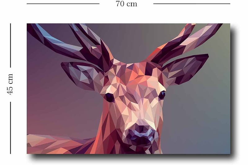 Dekorativ Canvastavla 45x70 cm - Flerfärgad - Inredning - Tavlor & konst - Canvastavlor