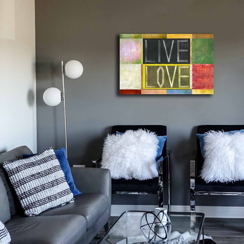 Dekorativ Canvastavla 45x70 cm - Flerfärgad - Inredning - Tavlor & konst - Canvastavlor