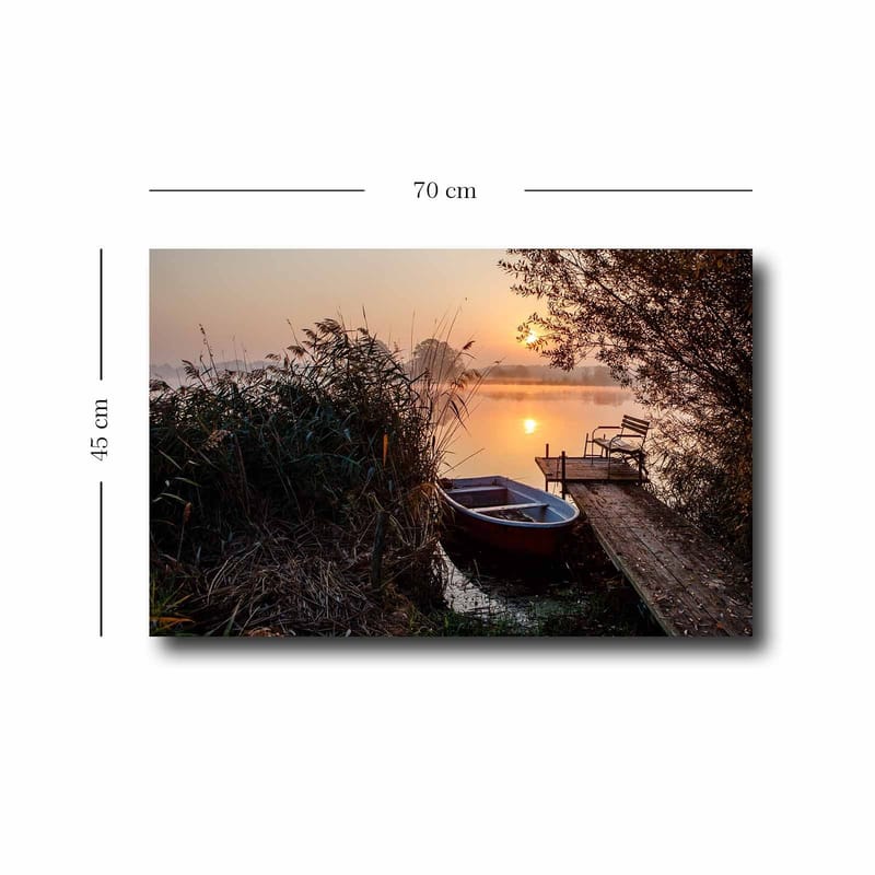 Dekorativ Canvastavla 45x70 cm - Flerfärgad - Inredning - Tavlor & konst - Canvastavlor