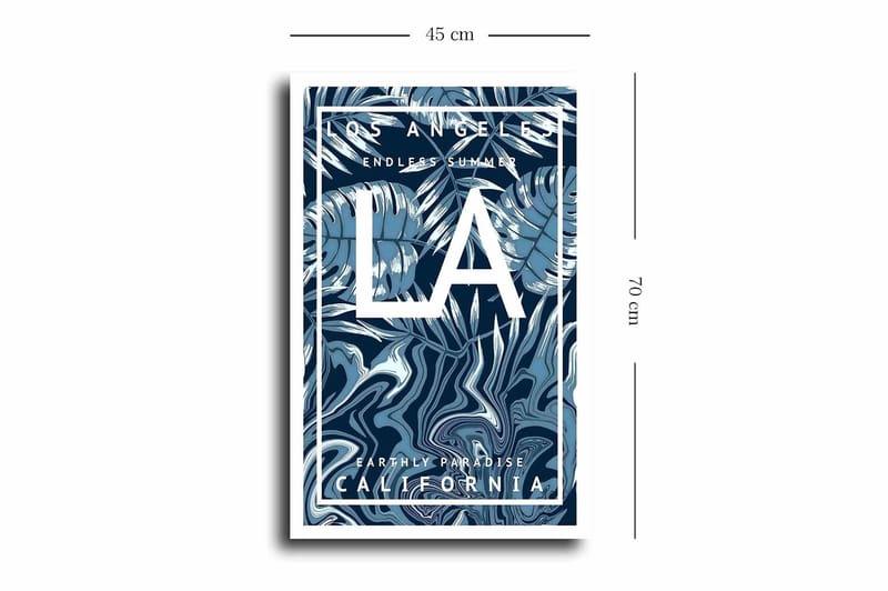 Dekorativ Canvastavla 45x70 cm - Flerfärgad - Inredning - Tavlor & konst - Canvastavlor