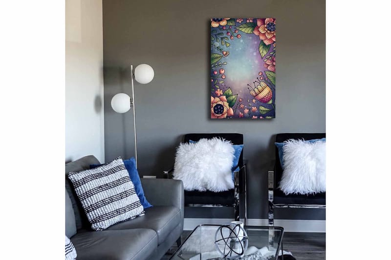 Dekorativ Canvastavla 45x70 cm, Flerfärgad