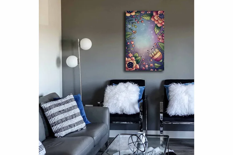 Dekorativ Canvastavla 45x70 cm, Flerfärgad