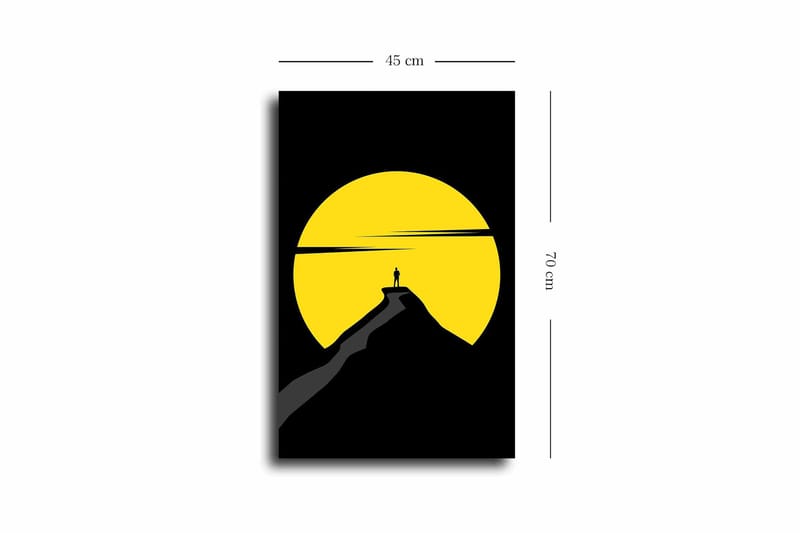 Dekorativ Canvastavla 45x70 cm - Flerfärgad - Inredning - Tavlor & konst - Canvastavlor