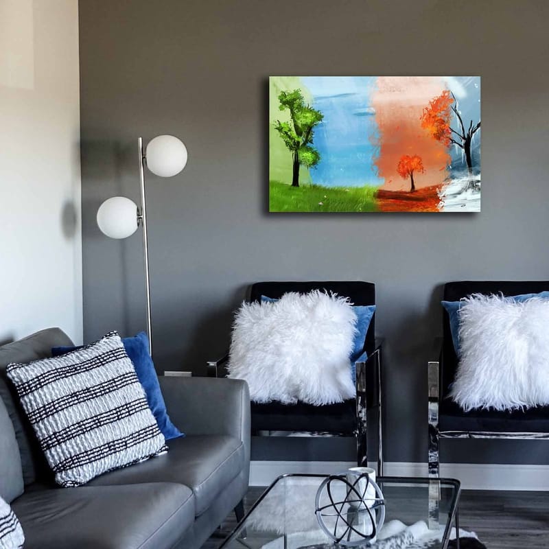 Dekorativ Canvastavla 45x70 cm - Flerfärgad - Inredning - Tavlor & konst - Canvastavlor