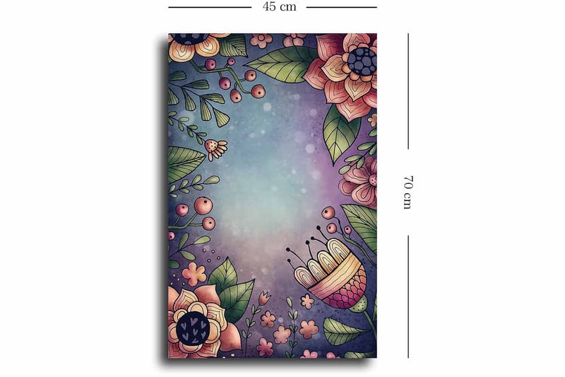 Dekorativ Canvastavla 45x70 cm - Flerfärgad - Inredning - Tavlor & konst - Canvastavlor