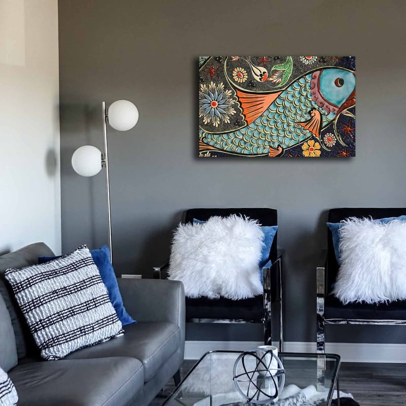 Dekorativ Canvastavla 45x70 cm - Flerfärgad - Inredning - Tavlor & konst - Canvastavlor