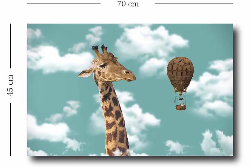 Dekorativ Canvastavla 45x70 cm - Flerfärgad - Inredning - Tavlor & konst - Canvastavlor