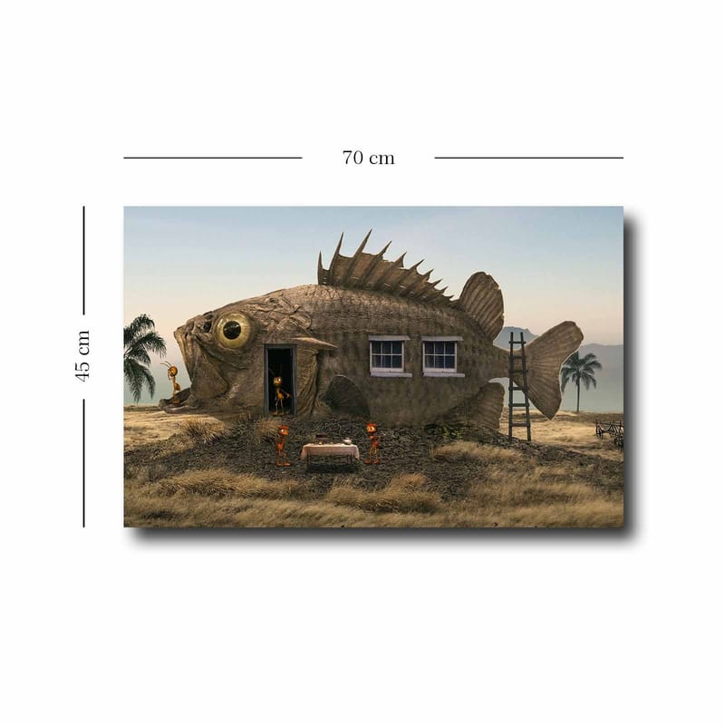 Dekorativ Canvastavla 45x70 cm - Flerfärgad - Inredning - Tavlor & konst - Canvastavlor