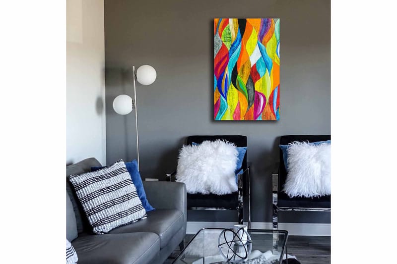 Dekorativ Canvastavla 45x70 cm - Flerfärgad - Inredning - Tavlor & konst - Canvastavlor