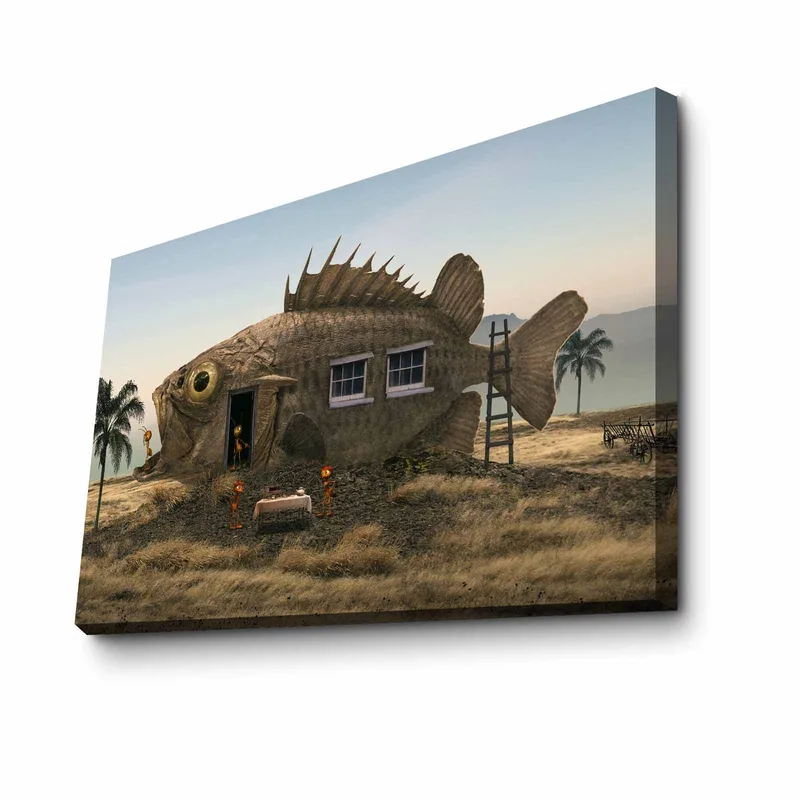 Dekorativ Canvastavla 45x70 cm, Flerfärgad