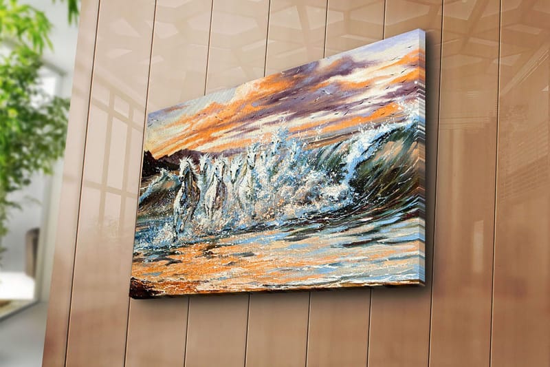 Dekorativ Canvastavla 45x70 cm - Flerfärgad - Inredning - Tavlor & konst - Canvastavlor